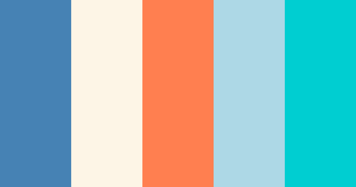 Download y2k soft orange color palette PNG image (landscape)