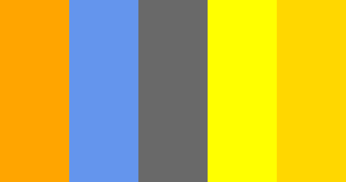 Download amarillo frío moderno color palette PNG image (landscape)