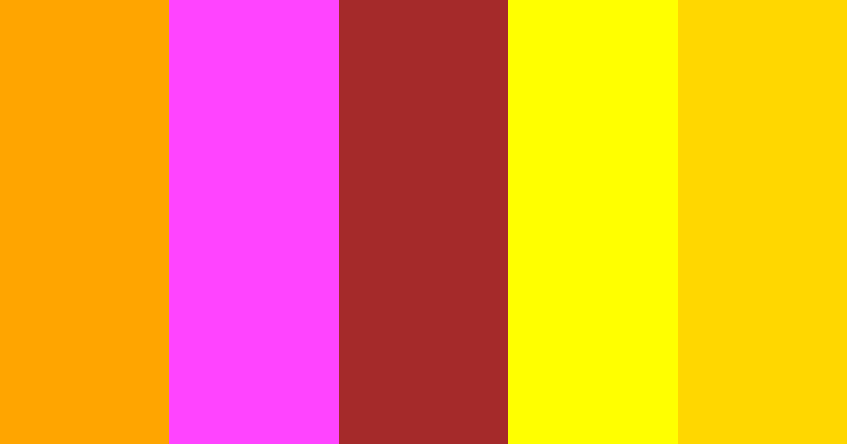 Download amarillo fucsia carmesí color palette PNG image (landscape)